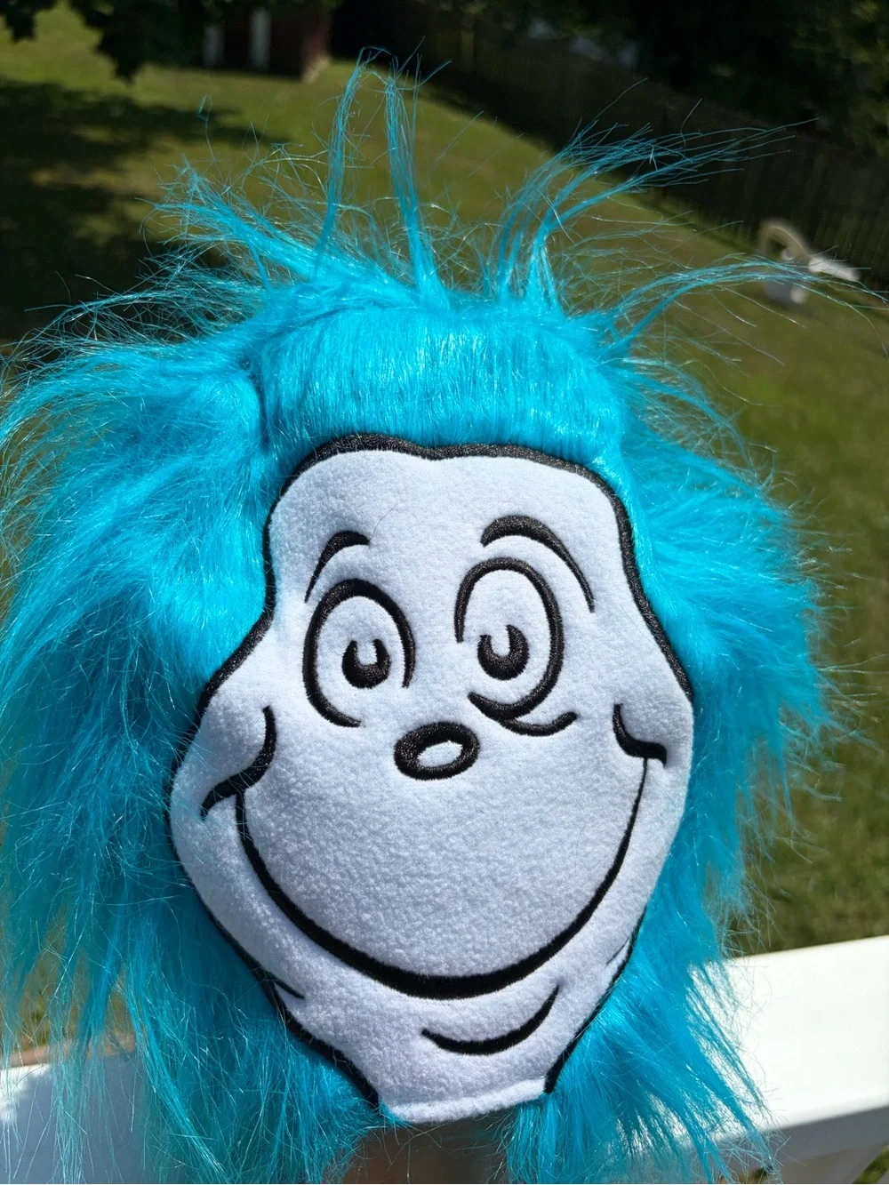 Dr. Seuss Cat in the hat thing 1 or thing 2 faux fur winter hat unisex